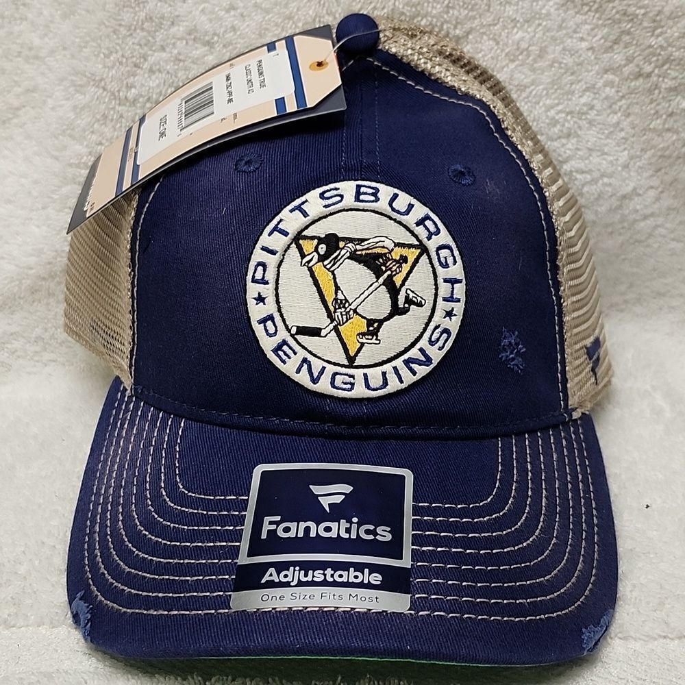 Fanatics Pittsburgh Penguins Trucker Snapback Hat - New